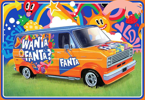 AMT 1/25 1977 Ford Custom Van Fanta