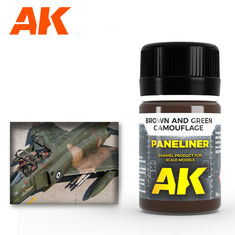 A Brown & Green Camouflage Paneliner priced at $7.99 available from Echelon Hobbies