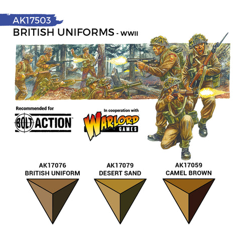 AK Interactive Quick Gen - British Uniforms