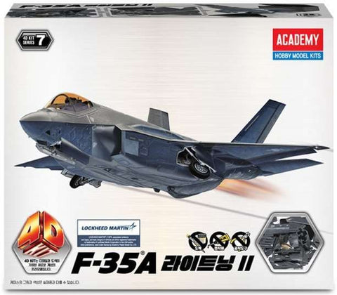 Academy F-35A Lightning II 4D Snap Model Kit