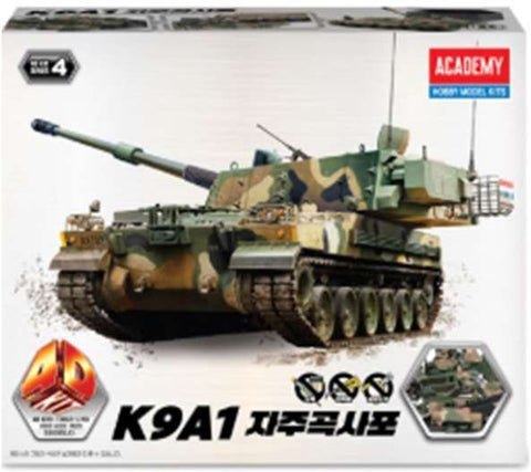 Academy K9A1 SPH 4D Snap Model Kit