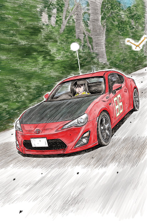 Aoshima 1/24 MF GHOST #3, Katagiri Kanata Zn6 Toyota86 Comics Vol.9