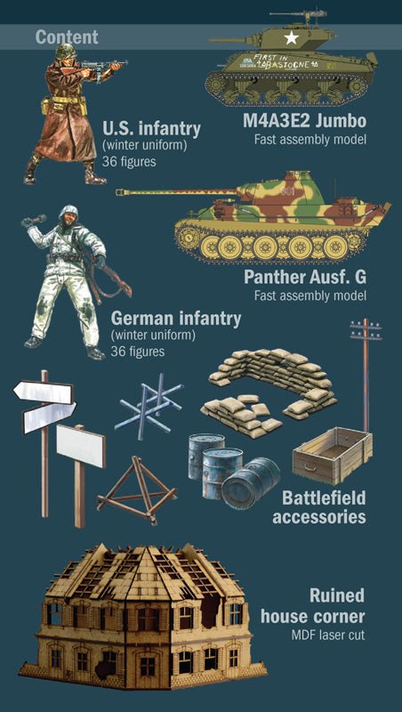 Italeri 1/72 Bastogne Siege 1944 80Th Anniversary Edition