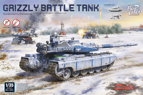 Border Model 1/35 Grizzly Battle Tank C&C Red Alert 2