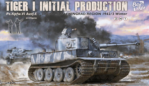Border Model 1/35 Tiger I Initial Production s.Pz.Abt.502 Leningrad Region 1942/43 Winter