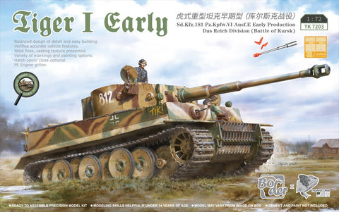 Border Model 1/72 Tiger I Early Sd.Kfz. 181 Pz.Kpfw. VI Ausf. E Early Production (Battle of Kursk)