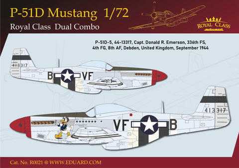 Eduard 1/72 P-51D Mustang Dual Combo Royal Class Edition