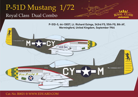 Eduard 1/72 P-51D Mustang Dual Combo Royal Class Edition