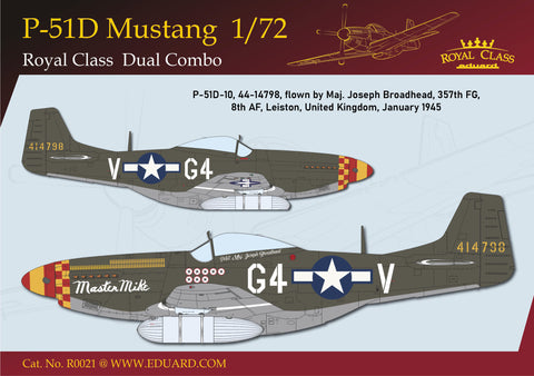 Eduard 1/72 P-51D Mustang Dual Combo Royal Class Edition