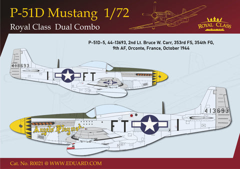 Eduard 1/72 P-51D Mustang Dual Combo Royal Class Edition