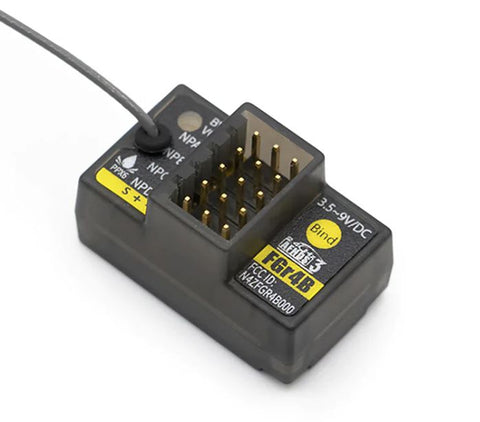 Flysky FGR4B 2.4Ghz 4 Channel Receiver with Lay Down External Antenna
