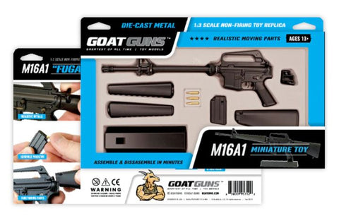 1/3 GoatGuns M16A1 Vietnam Rifle Metal Diecast Assembly Kit - Black