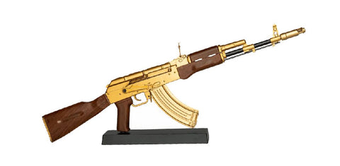 1/3 GoatGuns AK47 Metal Diecast Model Assembly Kit - Gold