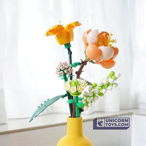 LOZ Block- Hibiscus Lily Daisy Hydrangea Eternal flower