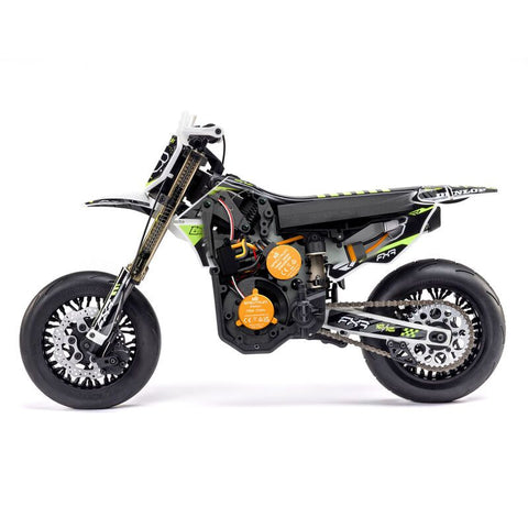 Losi 1/4 Promoto-SM Super Moto Motorcycle RTR - FXR White - with Battery and Charger