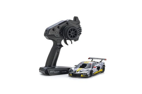 MINI-Z RWD MR-04 - MM Wide - CHEVROLET® CORVETTE® C8.R Chrome / Yellow Special Edition