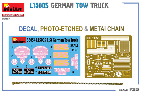 MiniArt 1/35 L1500S German Tow Truck