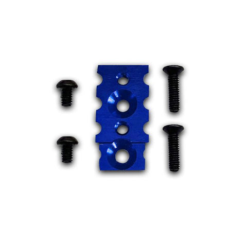 Nexx Racing Mini-Z MR03 High Clamp Force T-Plate Mount (BLUE) - NX-194