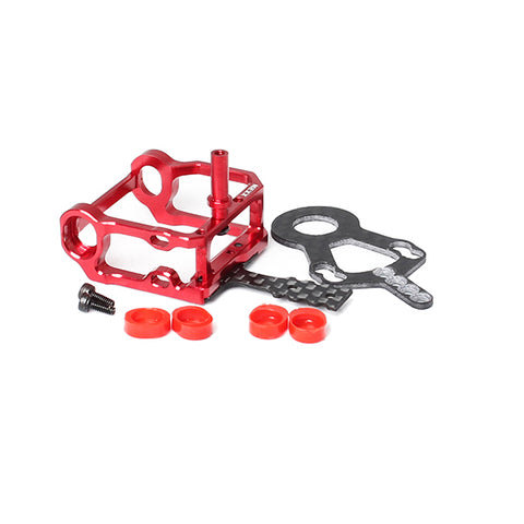 NX-262-R NEXX Racing Mini-Z 2WD MR015/02/03 LCG 98-102mm Alu 7075 Bracelet Round Motor Mount (RED)
