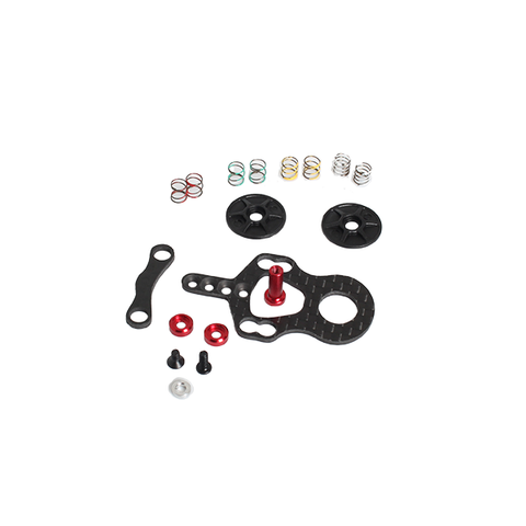 Nexx Racing introduces Multi Length Plastic Disk Damper Set for Kyosho Mini-Z MR02 and MR03 (RED) - NX-321-R1