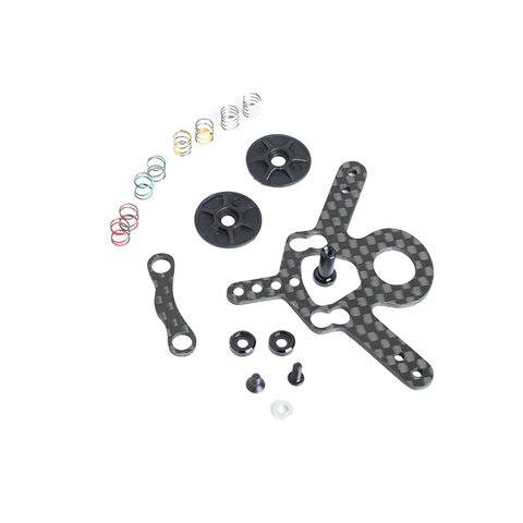 Nexx Racing Introduces Multi Length Plastic Disk Damper Set for Kyosho Mini-Z MR02 and MR03 (For Lexan Body) (BLACK) - NX-322-BL-1