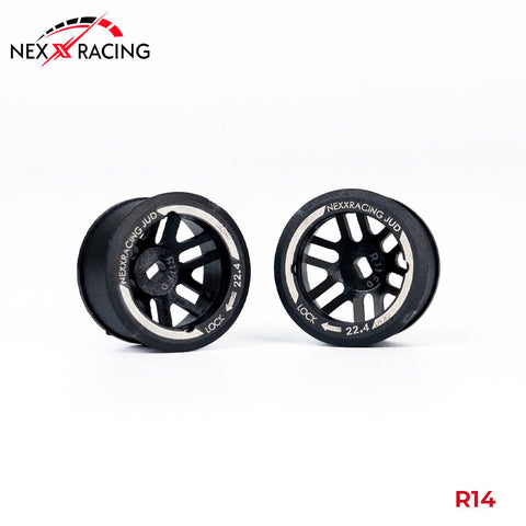 NXUSA-EVOAWD-R Nexx Racing “JUD” threaded carbon-fiber reinforced EVO AWD Flanged Rear Wheels