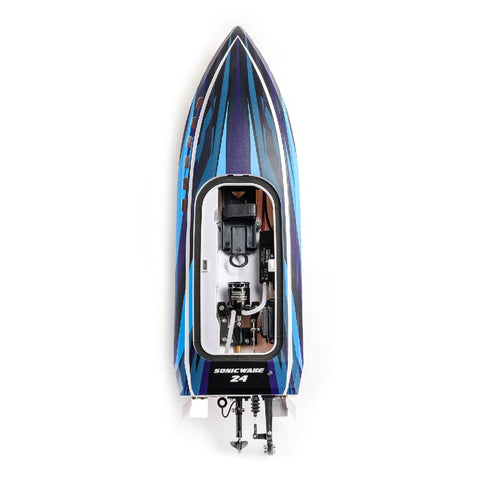 Pro Boat 24" Sonicwake Self-Right BLX Deep-V RTR