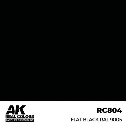 AK Real Color Flat Black RAL 9005