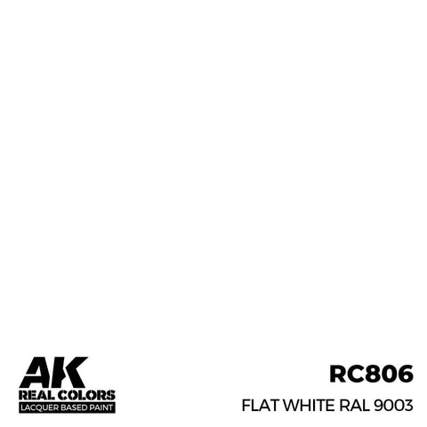 AK Real Color Flat White RAL 9003