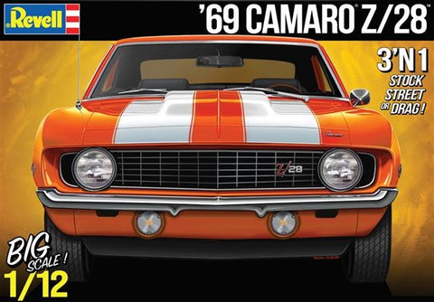 Revell 1/12 '69 Camaro Z/28 3N1
