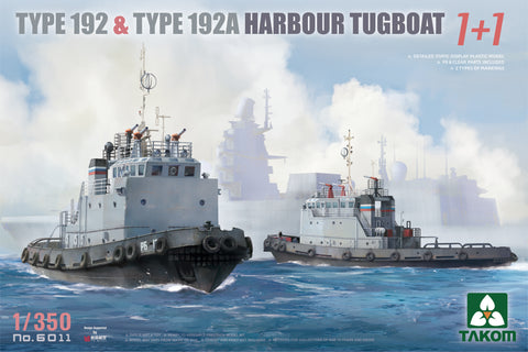 Takom 1/350 Type 192 & Type 192A Harbour Tugboat