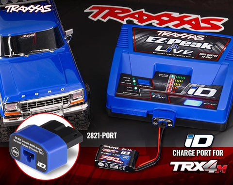 Traxxas ID Charger Port for TRX-4M Battery, 2-amp - 2821 - PORT