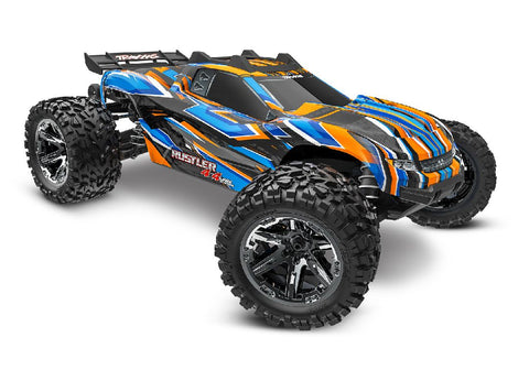 Traxxas Rustler VXL Brushless 1/10 4x4 Stadium Truck RTR - Orange