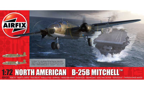 A Airfix 1/72 NORTH AMERICAN B-25B MITCHELL priced at $50.99 available from Echelon Hobbies