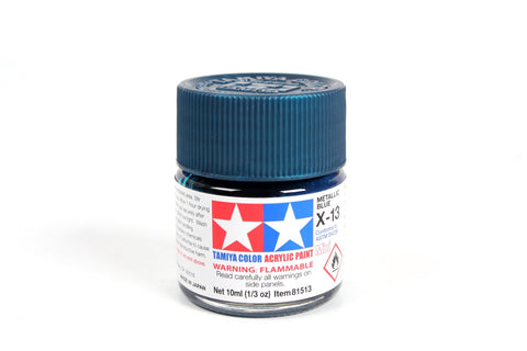 A X-13 METALLIC BLUE priced at $3.99 available from Echelon Hobbies