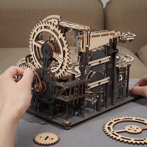 ROKR Marble Night City Mechanical 3D Wooden Puzzle