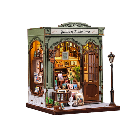 CuteBee DIY Miniature House - Gallery Bookstore