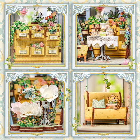 CuteBee DIY Miniature House - Windsor Flower House