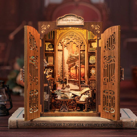 CuteBee DIY Book Nook Kit - Bookshop Memories