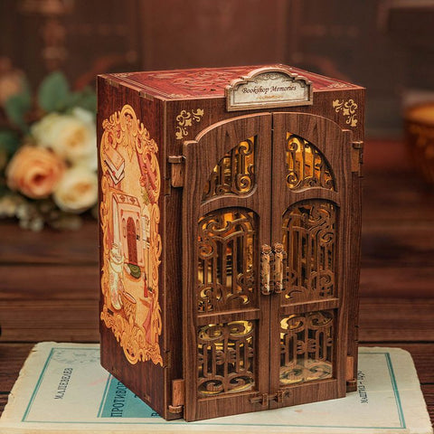 CuteBee DIY Book Nook Kit - Bookshop Memories