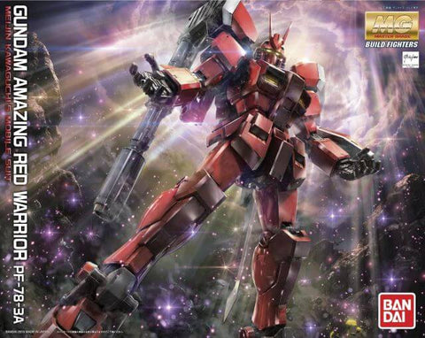 A Bandai MG 1/100 Gundam Amazing Red Warrior 'Gundam Build Fighters' priced at $83.75 available from Echelon Hobbies