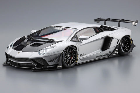 A Aoshima 1/24 LB-Works Lamborghini Aventador Limited Edition Ver.1 priced at $72.50 available from Echelon Hobbies