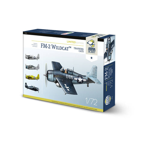 A Arma Hobby 1/72 FM-2 Wildcat 'Training Cats' Limited Edition priced at $39.99 available from Echelon Hobbies