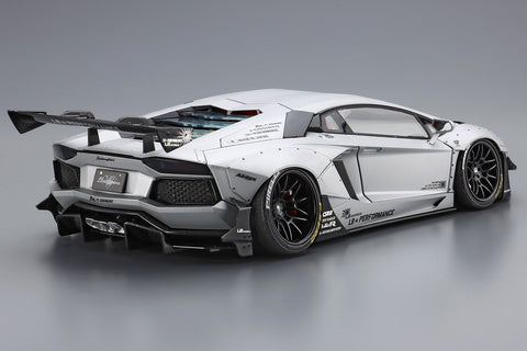 A Aoshima 1/24 LB-Works Lamborghini Aventador Limited Edition Ver.1 priced at $72.50 available from Echelon Hobbies