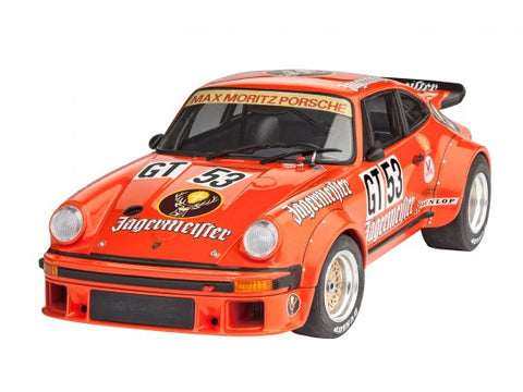 A Revell Porsche 934 Rsr Jägermeister priced at $46.50 available from Echelon Hobbies