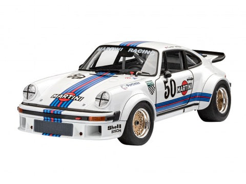 A Revell 1/24 Porsche 934 Rsr "Martini" priced at $46.50 available from Echelon Hobbies