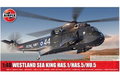 A Airfix 1/48 Westland Sea King Has.1/Has.2/Has.5/Hu.5 priced at $104.99 available from Echelon Hobbies