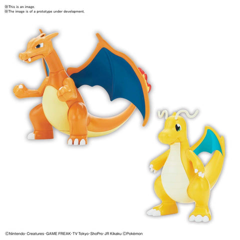 A Bandai Charizard & Dragonite Pokemon Model Kit priced at $22.99 available from Echelon Hobbies