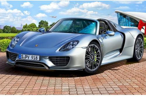 A Revell 1/24 Porsche 918 Spyder priced at $46.50 available from Echelon Hobbies