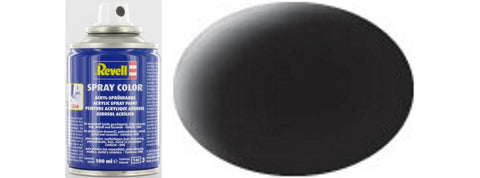 Revell Acrylic Spray 100Ml Spray Black Mat